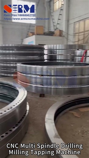 CNC Multi Spindle Drilling Milling Tapping Machine.#cncmill #steelstructures #cncdrilling