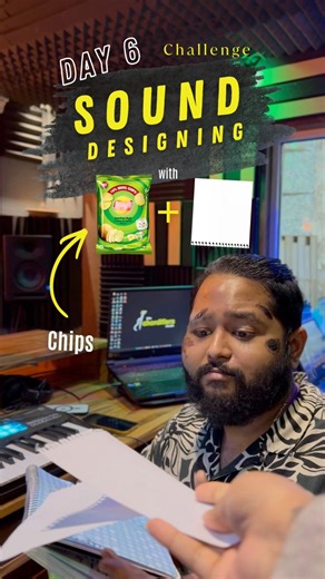 I Made Cinematic Sounds Using a Lays Packet 😳 | Foley Sound Design (Day 6)