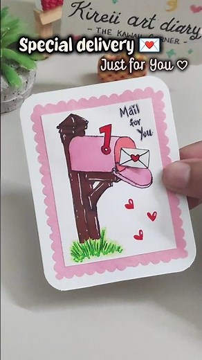Cute Handmade Mailbox Card 💌 | Simple DIY Paper Craft ✨