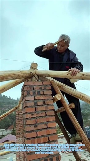 Home Renovation | Building Sloped Timber Roof for Tile Installation
