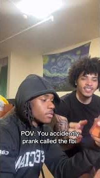 Accidentally prank called the FBI #nave #funny #fbi