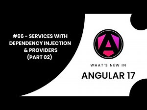 Learn Angular 17 in Arabic | #66 Master Angular: Services with Dependency Injection and Providers