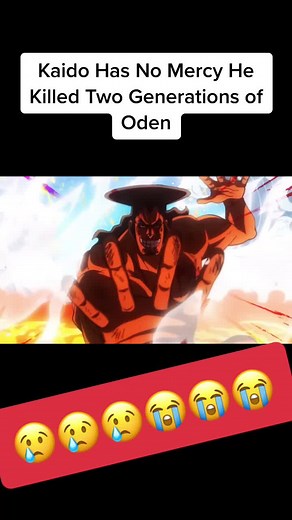 Kaido killed oden and his wife and also tried to kill the kid 🥶🥶🥶 #onepiece New ep 975🥵🥵🥵🥵