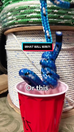 The rope used in this video is made of polyester, a synthetic fiber that doesn’t absorb much water, and its strength is not impacted by being wet. The dry rope broke first, because the oil kept it cooler. As it tightened, the cooler temperature prevented the knots from building as much heat from the friction of the knot. Polyester melts at around 490 degrees fahrenheit and starts to lose strength at about 50% of that. Even though the oiled knot is allowed to get tighter, it maintains more streng