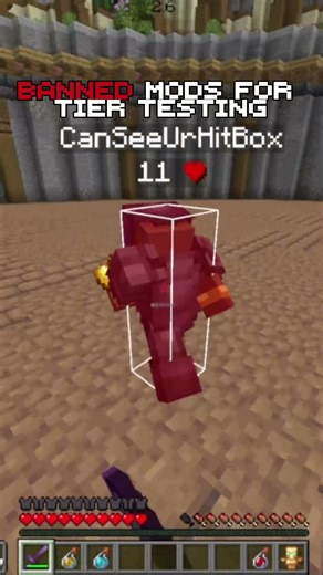 BANNED mods for tier testing 🤯 #minecraft #pvp #marlowww #banned