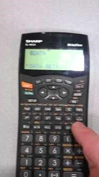 STAT mode Sharp EL-W531