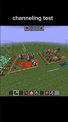 minecraft channeling Trident test