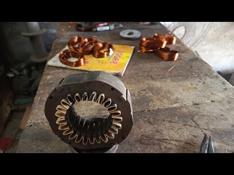 “Ceiling / Pedestal Fan Motor Rewinding (220V | 1400 RPM) Full Live Process 🔥 Step-by-Step Guide”