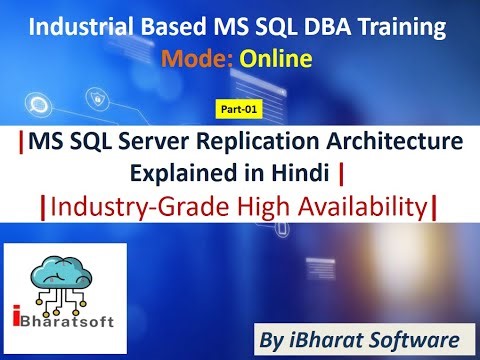 MS SQL Server Replication Architecture Explained in Hindi | Industry-Grade High Availability #sqldba