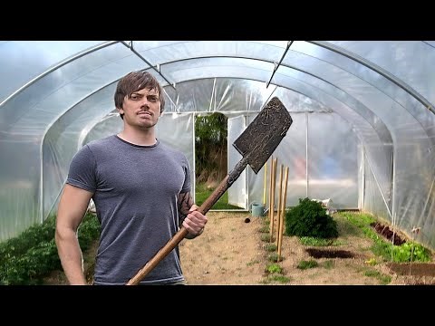 3 jours pour CONSTRUIRE seul une grande SERRE semi-professionnel avant le déluge