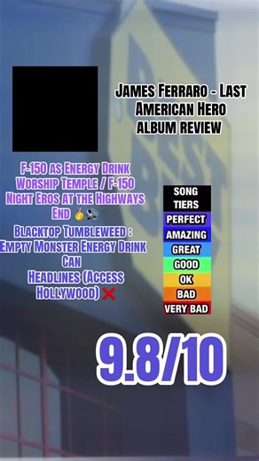 amazing but iasia better imo #jamesferraro #music #album #review #fyp | Album Reviews