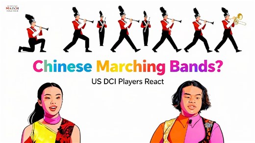How do American DCI players rate Chinese marching bands？