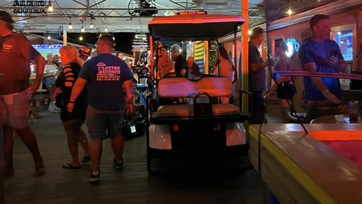 Woman crashes golf cart into Florida restaurant, seriously injuring diners