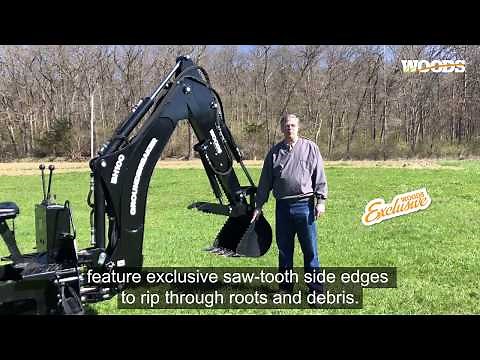 Woods® Groundbreaker® Backhoe BH85 & BH100 | High Capacity Buckets