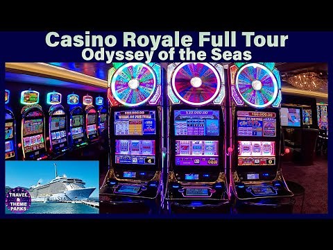 Casino Royale Odyssey of the Seas 🚢 FULL TOUR slot machines and table games | Royal Caribbean Cruise
