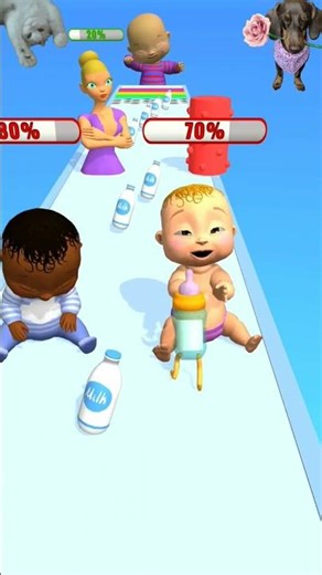 Funny Baby Milk Drinking Run Time