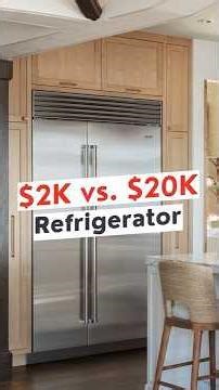 $2K vs. $20K Fridge: What’s the Difference? 🧊✨