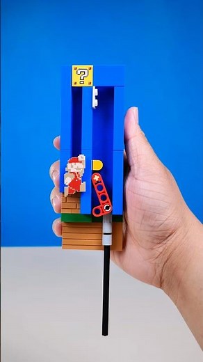 A LEGO jumping Mario mechanism #lego #legomoc #mario
