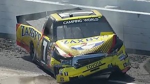 John Wes Townley Crashes at Martinsville!! - NASCAR Truck Videos