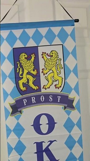 These Oktoberfest banners are festive and perfect!