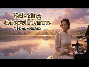 Relaxing Gospel Hymns 😌 8 Hours of Heavenly Music to Melt Away Stress & Heal Your Soul • No Ads