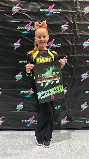 “Trust me you’ll be fine” 🥹 From learning her first cartwheel to performing her first solo 💚 Trust the process and you’ll achieve all you want and more ! Got emotional seeing these clips from Pips mam tonight ! So I had to share ! I Forgot how little you were when you started ! Proud of you sweet girl 💚 @pip_cheeranddance #cheer #tumble #tumbling #cheersolo #jump #progress #trusttheprocess | Hartlepool Hawks Cheerleading Academy