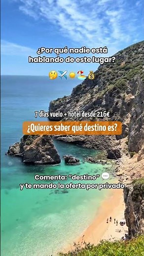 Un destino secreto para este verano 🤫🏖️