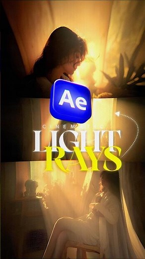 After Effects God Rays Tutorial | Cinematic Light Rays in Under Minute!