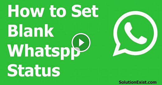 Blank WhatsApp Status - Whatsapp Symbol For Empty Status On Android