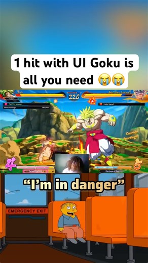 This UI Goku DBFZ combo erased me.. #shorts
