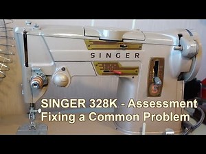 Common issue fixed with this lovely 1961 Singer 328K Sewing Machine - North American Model