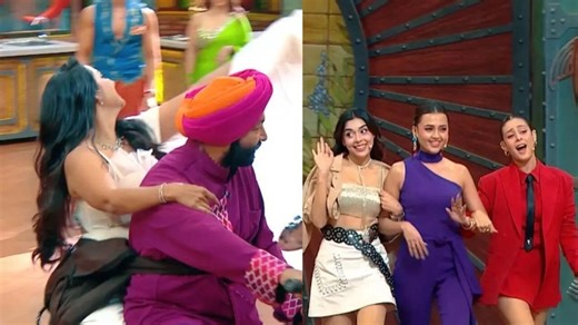 Laughter Chefs 3: Kashmera Shah and Harpal Singh Sokhi recreate Ahaan Pandey and Aneet Padda’s iconic ‘Saiyaara’ moment