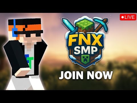 FNX NETWORK SMP MINECRAFT || PUBLIC SMP 24/7 JAVA + BEDROCK | FREE TO JOIN #live #smp #minecraft