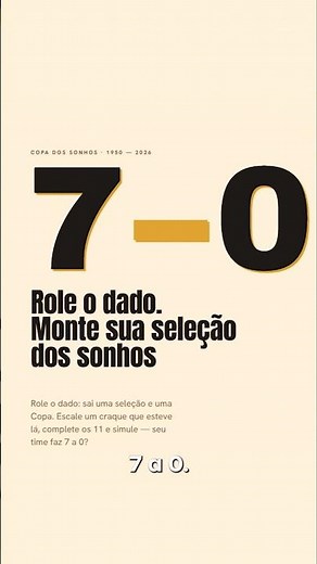 The World Cup Game | 7-0