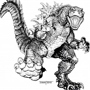 View 18 Muto Realistic Godzilla Coloring Pages