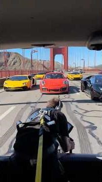 Filming my friends on our way to Monterey! ‪@Racexotics‬