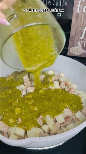 🔥 Un clásico mexicano,Carne de Puerco en Salsa Verde🫑💚