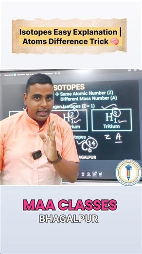 Isotopes Explained | Class 11, Class 10 & Class 9 | Chemistry | NEET JEE Boards #chemistry #science