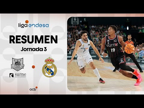 Surne Bilbao Basket - Real Madrid (83-79) GAME HIGHLIGHTS | Liga Endesa 2024-25