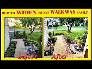 How to Widen Paver WalkWay |DriveWay |EASY PEASY PROJECT | driveway Extension |DIY