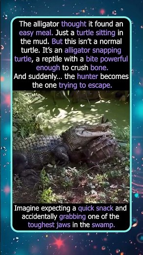 The Alligator Picked the Wrong Turtle