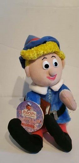 Gemmy Hermey the Dentist Rudolph the Red Nosed Rqeindeer Island of Misfit Toys Singing Plush