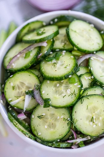 Easy Cucumber Salad Recipe