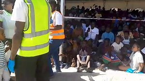 COMMEMORATION ... Crowds continue to throng and fill up the Katima Mulilo Sports Complex as Namibia's 34th Independence Day celebration begins. Video: Staff Reporter | The Namibian