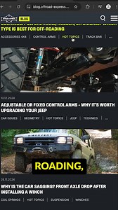 5.6K views · 27 reactions | What is the deal with adjustable control arms? #offroad #offroading #parts #4x4 #jeep #fyp | Offroad Express - 4x4 parts & accessories | Facebook
