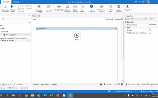 UiPath中文教學 - 1.2介面介紹