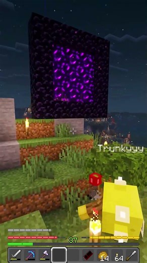 Entering the Nether in Cobblemon 1.7! #cobblemon #minecraft #pokemonminecraft