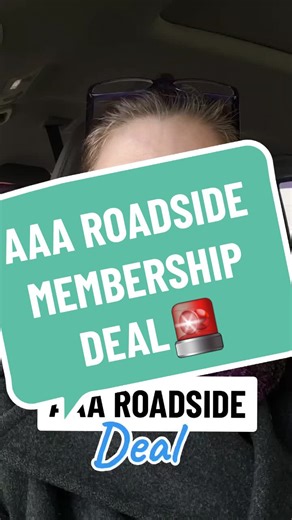 AAA ROADSIDE SERVICE MEMBERSHIP DEAL🚨 You can take advantage of triple-a roadside service if you have car problem and are in need of assistance while you're out on the road. Whether you have a dead battery of flat tire or your car won't start you can call AAA. For a limited time you can score a AAA ROADSIDE MEMBERSHIP For only $39.99 for the whole year. This offer end soon so grab a while you can the regular price of $77 #roadsideassistance #aaamembership #aaaroadsideassistance #MONEYSAVINGTIPS