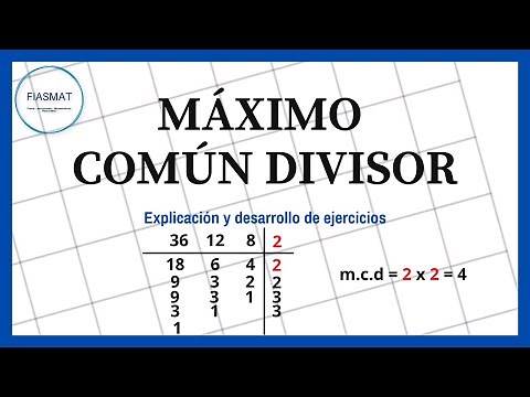 Máximo Común Divisor || Ejercicios resueltos