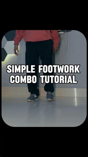 Simple footwork combo tutorial #dance #dancetutorial #short